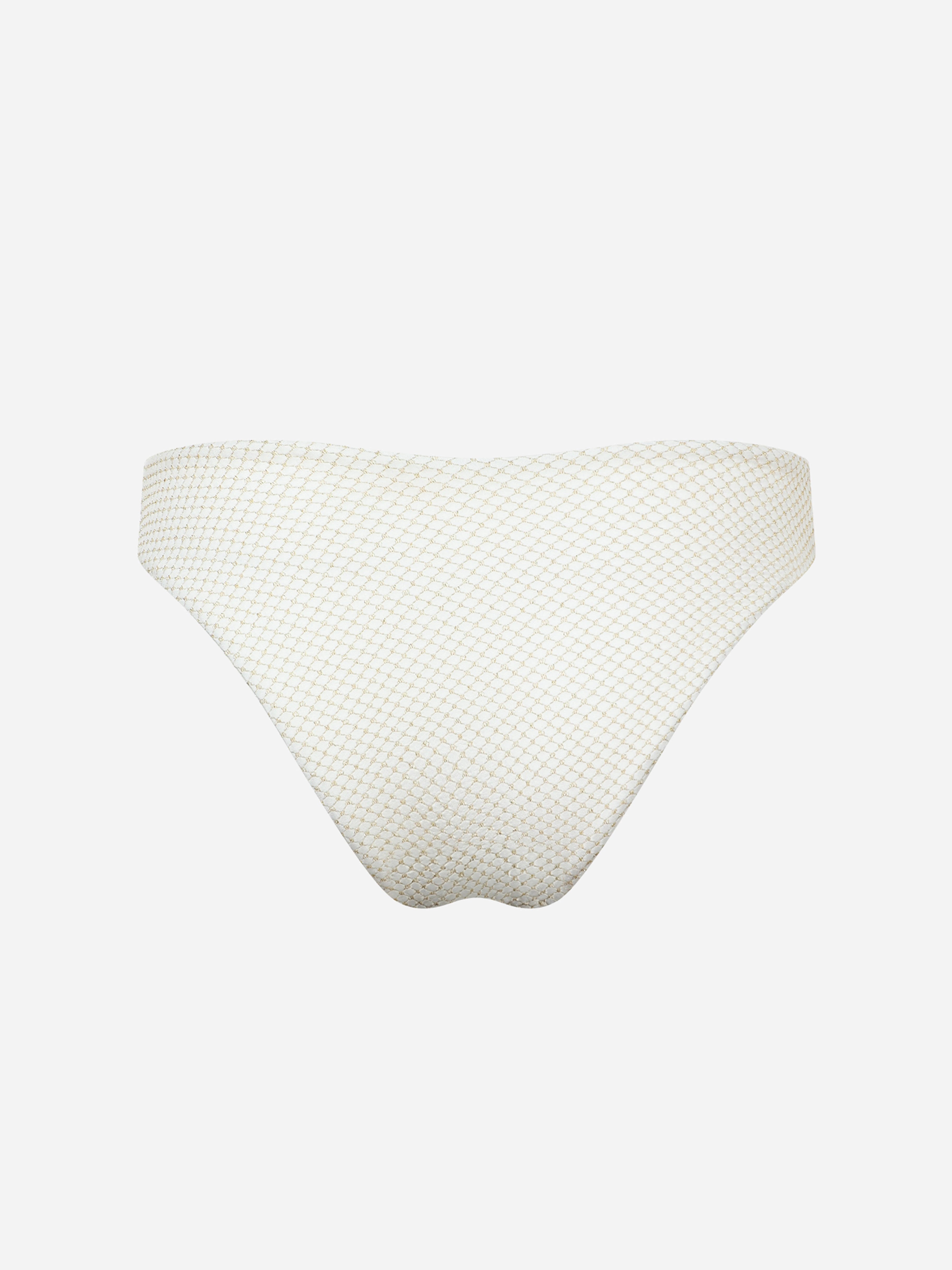 Lunel Metallic Tankini Bottom-White