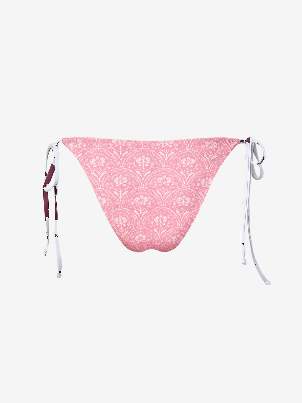 Virea Reversible Tie-Side Bikini Bottom-Fuchsia