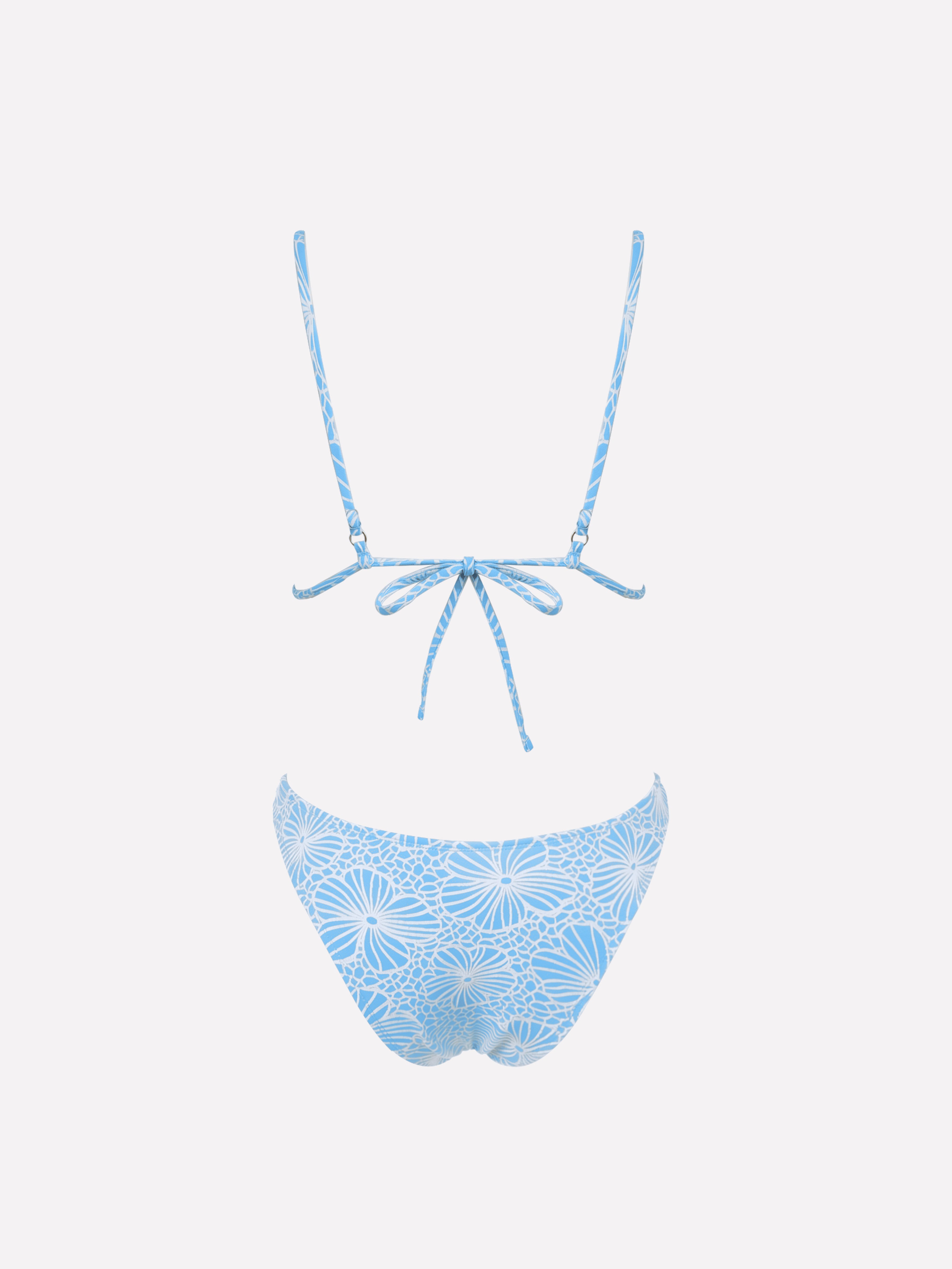 Fiora Ruched Cutout Bikini Set