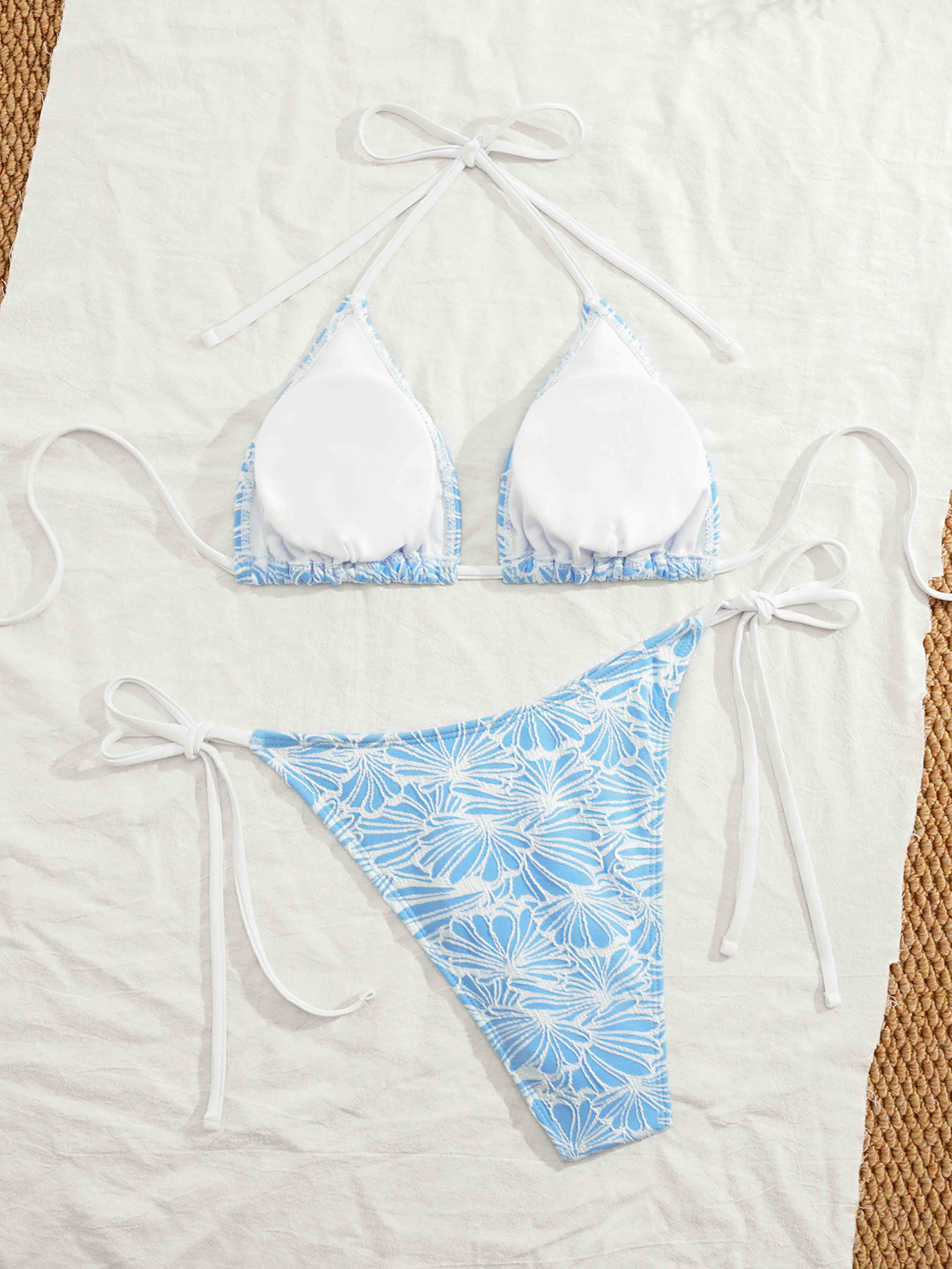 Fiora Botanical Tie Bikini Set