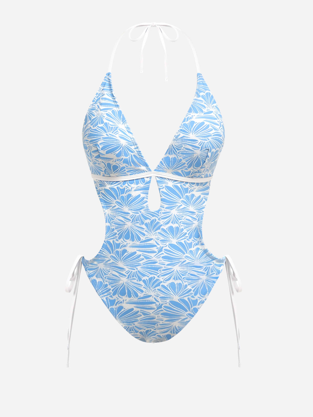 Fiora Botanical Tie One-Piece Swimsuit
