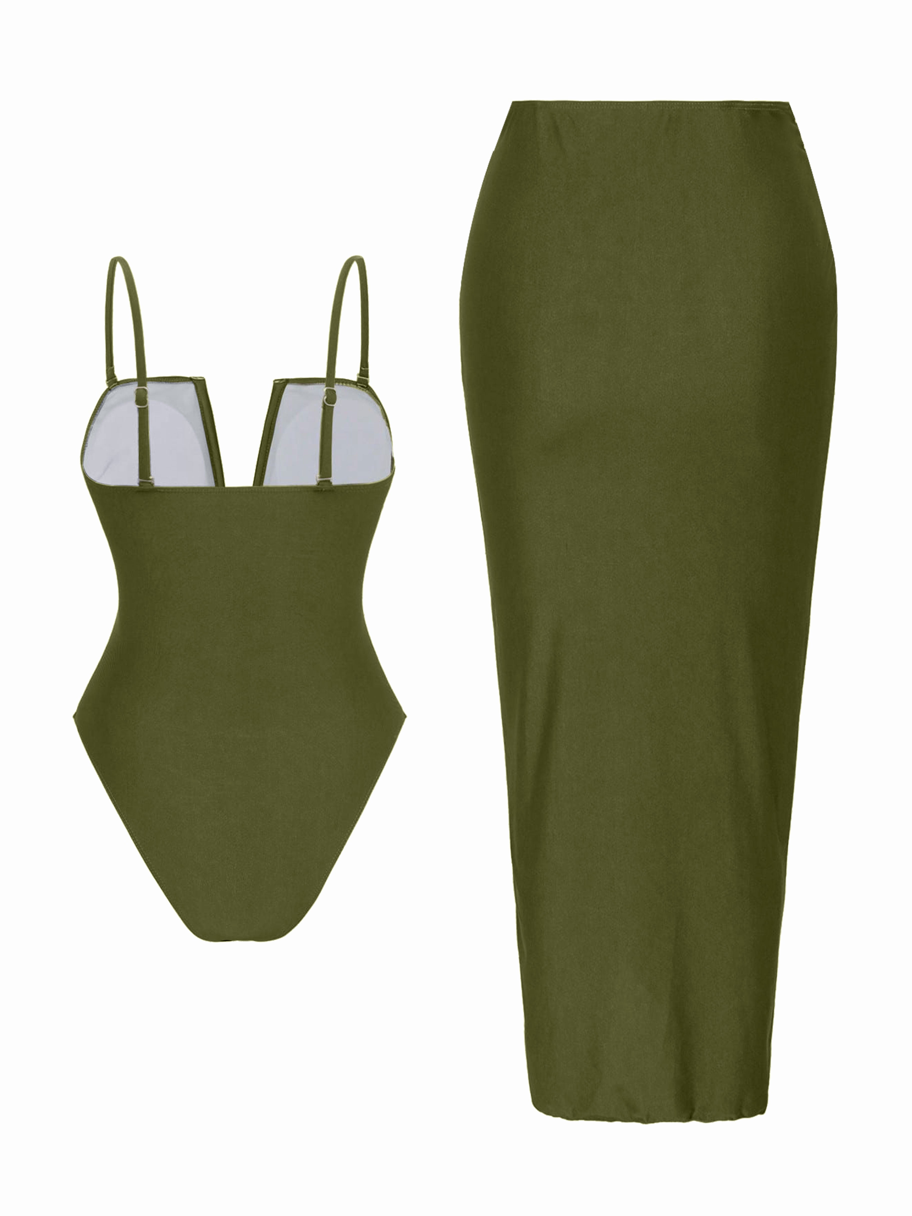 Lunel Ruched Cutout Swim Set