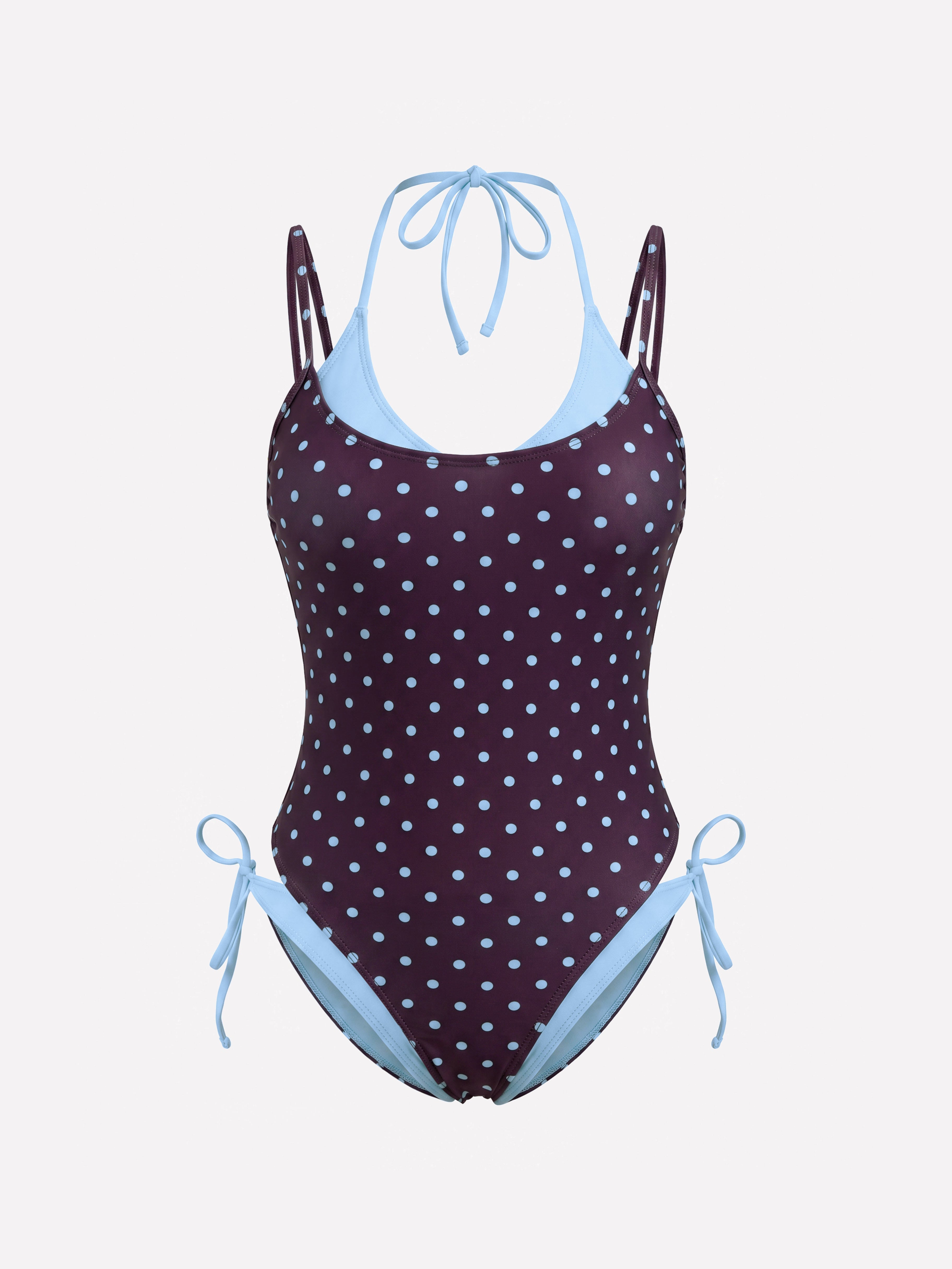 Dorea Polka Dot One-Piece Swimsuit