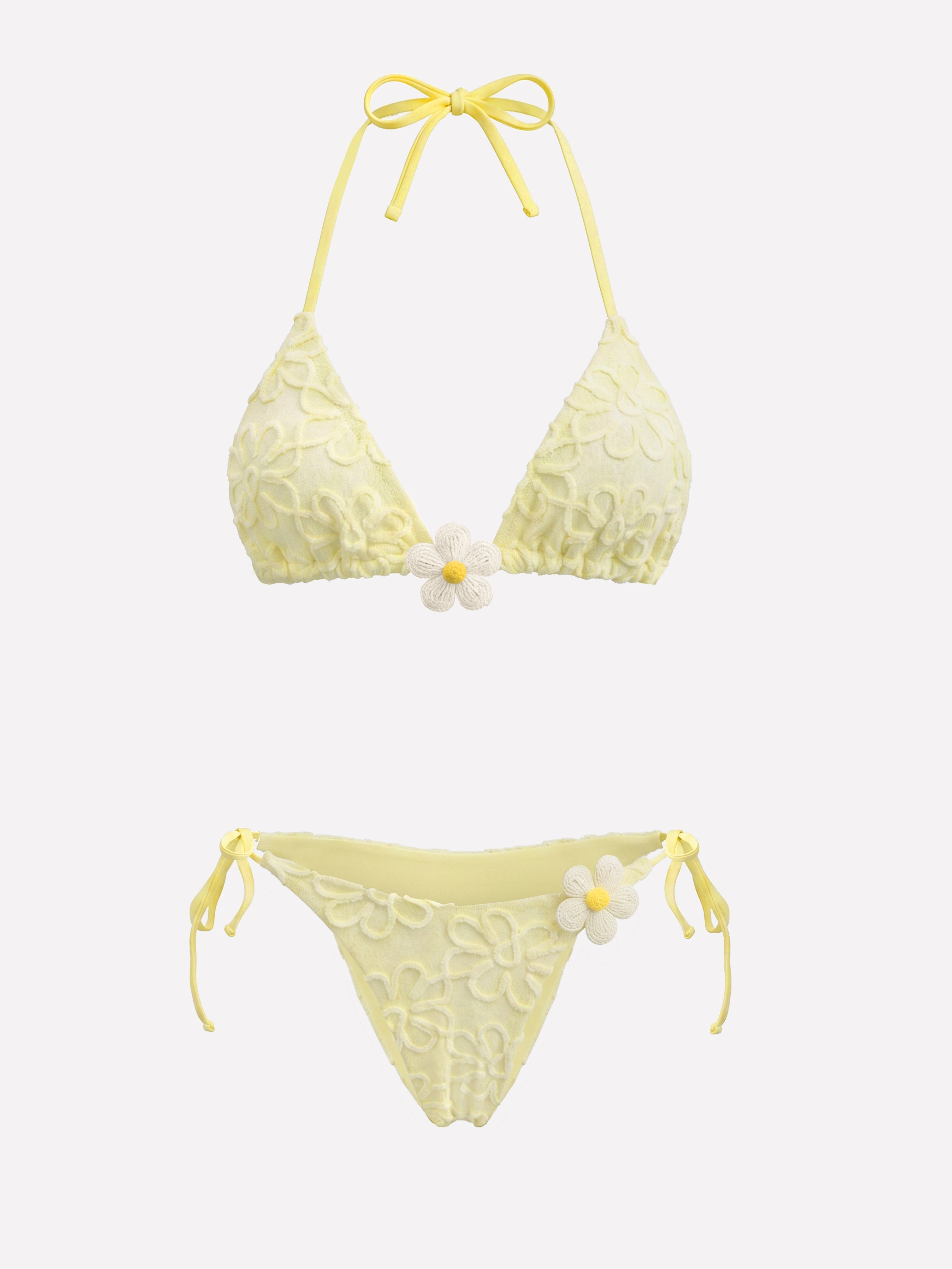 Fiora Ruched Floral Bikini Set